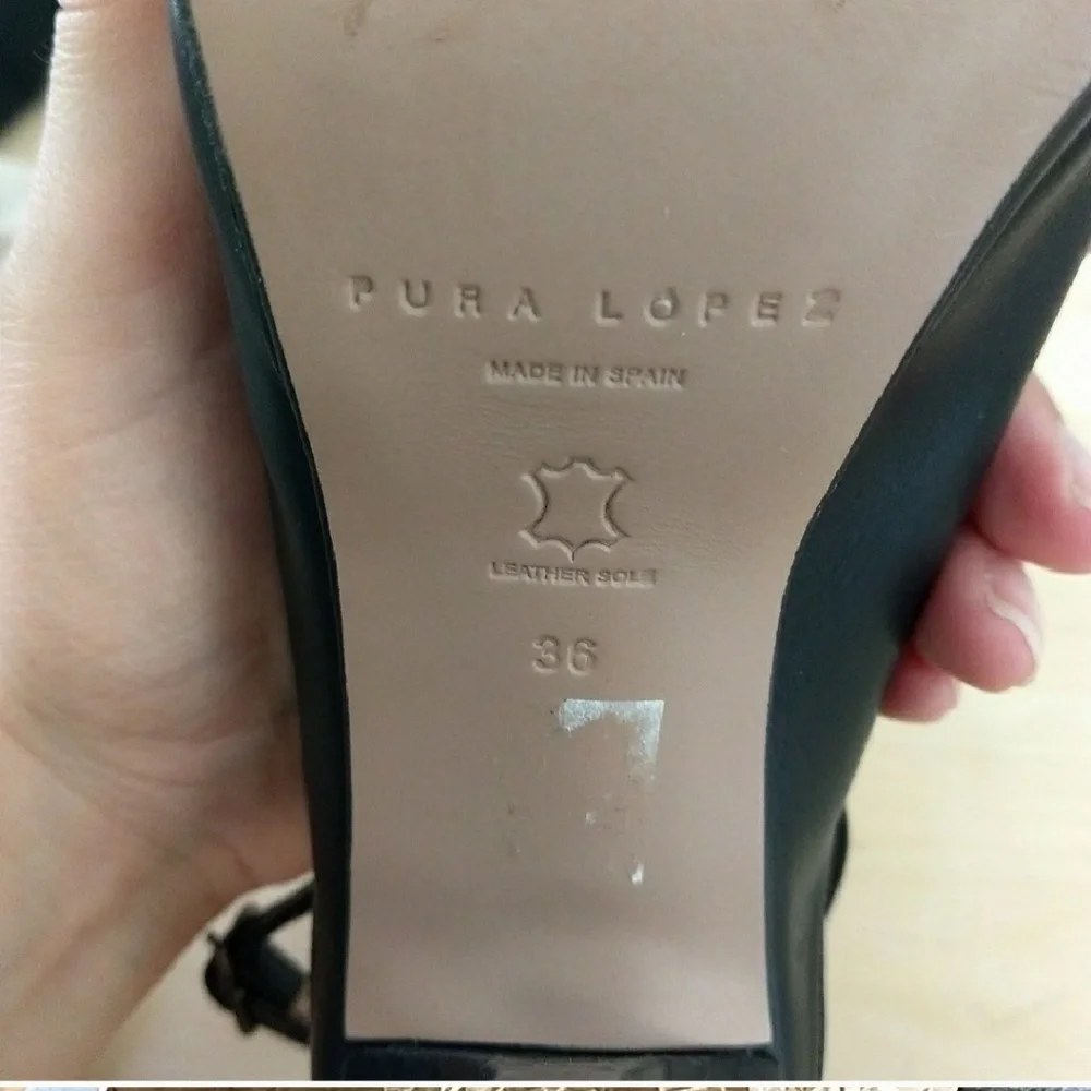 Italian Leather sandals snake python pattern - Picture 8 of 8